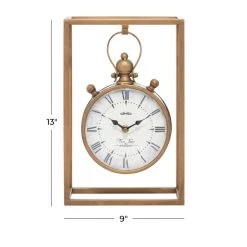 Brand new π₯ 13" Bronze Metal Vintage Clock by Ivory and Iris 𧨠14 Brand new π₯ 13" Bronze Metal Vintage Clock by Ivory and Iris 𧨠-Cheap Ivory and Iris Store D365490S 7
