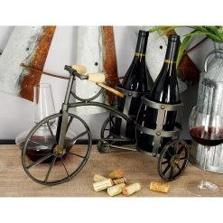 Best reviews of 😍 12" Black Metal Bike Wine Holder by Ivory and Iris 🛒 -Cheap Ivory and Iris Store D365501S 10