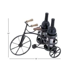 Best reviews of 😍 12" Black Metal Bike Wine Holder by Ivory and Iris 🛒 -Cheap Ivory and Iris Store D365501S 9