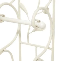 Discount 🛒 24" Cream Iron Traditional Toilet Paper Towel Holder by Ivory and Iris 🧨 -Cheap Ivory and Iris Store D365509S 4