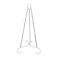 Cheap ✔️ 46'' Gray Iron Traditional Easel by Ivory and Iris ⌛