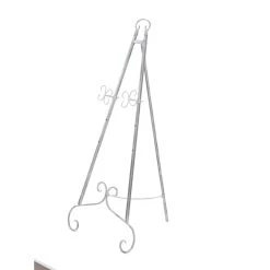 Cheap ✔️ 46'' Gray Iron Traditional Easel by Ivory and Iris ⌛ -Cheap Ivory and Iris Store D365512S 4