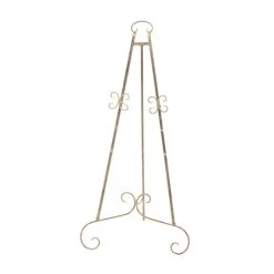 New 🤩 46'' Gold Iron Traditional Easel by Ivory and Iris 🧨