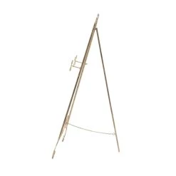 New 🤩 46'' Gold Iron Traditional Easel by Ivory and Iris 🧨 -Cheap Ivory and Iris Store D365526S 3