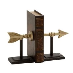 Best Pirce 🔔 7" Black & Gold Contemporary Arrow Bookends, 2ct. by Ivory and Iris ⭐