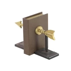 Best Pirce 🔔 7" Black & Gold Contemporary Arrow Bookends, 2ct. by Ivory and Iris ⭐ -Cheap Ivory and Iris Store D365534S 5