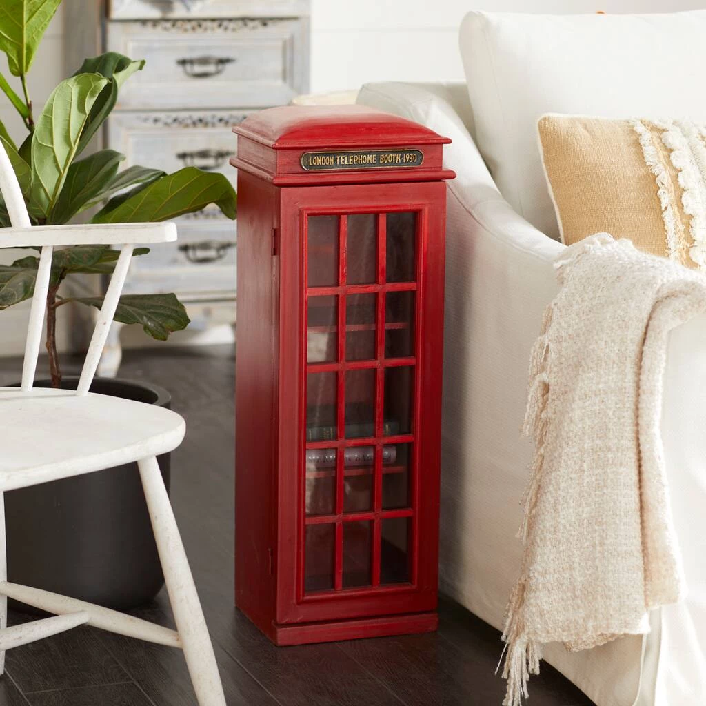 Brand new β 30" Red Wooden Telephone Booth CD Holder by Ivory and Iris π€© 8 Brand new β 30" Red Wooden Telephone Booth CD Holder by Ivory and Iris π€© - Image 8
