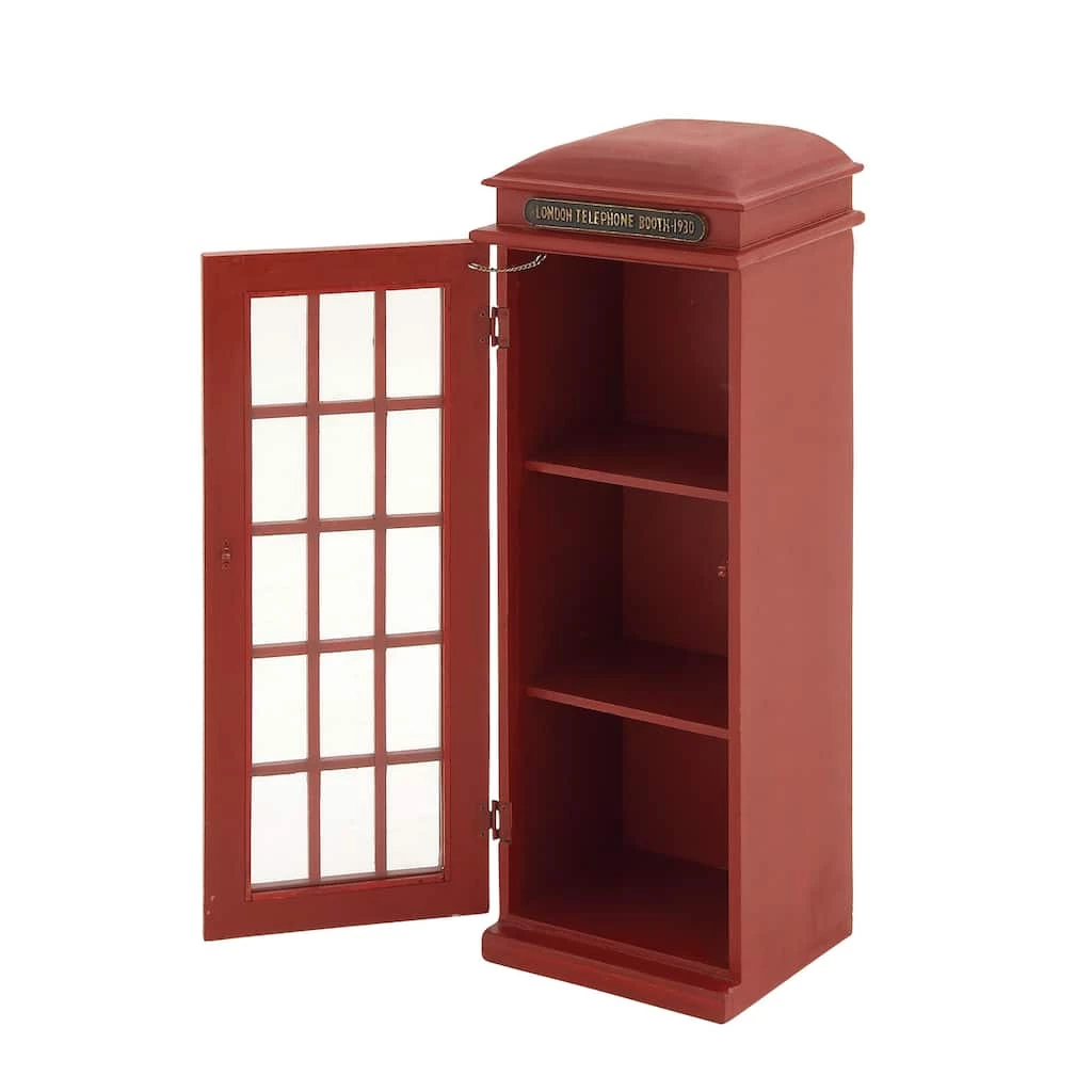 Brand new β 30" Red Wooden Telephone Booth CD Holder by Ivory and Iris π€© 2 Brand new β 30" Red Wooden Telephone Booth CD Holder by Ivory and Iris π€© - Image 2
