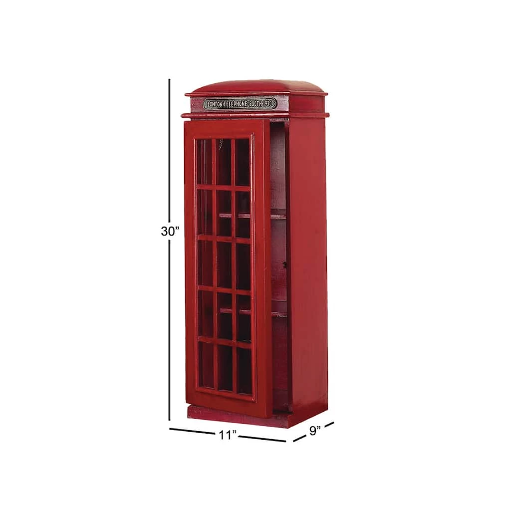 Brand new β 30" Red Wooden Telephone Booth CD Holder by Ivory and Iris π€© 7 Brand new β 30" Red Wooden Telephone Booth CD Holder by Ivory and Iris π€© - Image 7