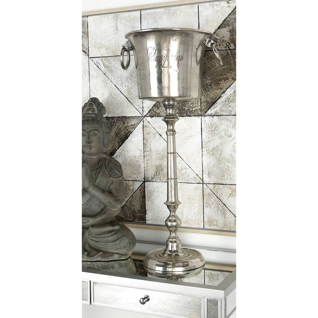 Discount π 35" Silver Metal Champagne Bottle Holder Bucket by Ivory and Iris π 7 Discount π 35" Silver Metal Champagne Bottle Holder Bucket by Ivory and Iris π - Image 7
