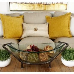 Best reviews of ⌛ Copper Glass & Metal Modern Serving Bowl by Ivory and Iris ⭐ -Cheap Ivory and Iris Store D365587S 7