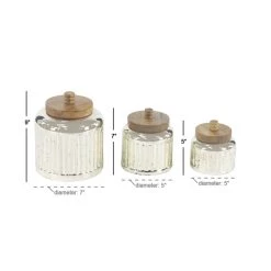 Coupon π Silver Glass Farmhouse Decorative Jar Set by Ivory and Iris π₯° 10 Coupon π Silver Glass Farmhouse Decorative Jar Set by Ivory and Iris π₯° -Cheap Ivory and Iris Store D365591S 5