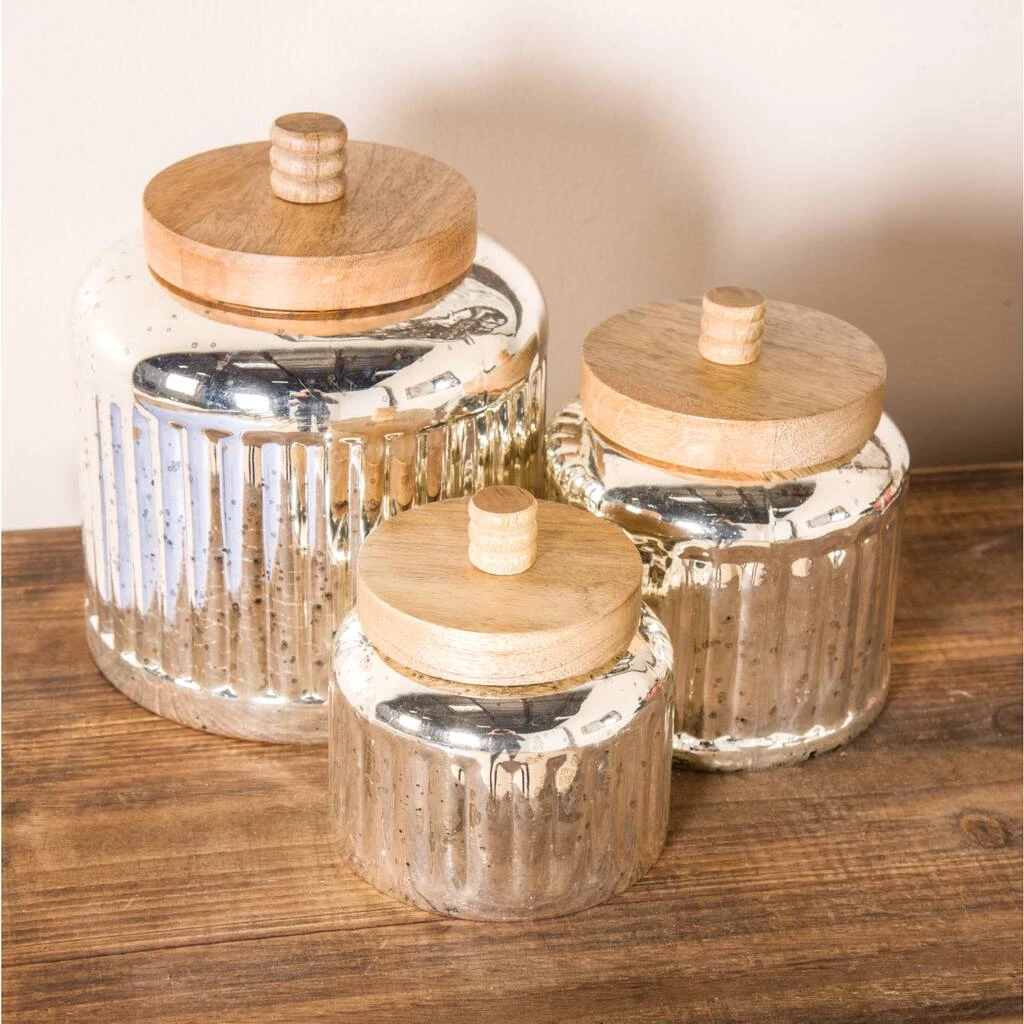 Coupon π Silver Glass Farmhouse Decorative Jar Set by Ivory and Iris π₯° 6 Coupon π Silver Glass Farmhouse Decorative Jar Set by Ivory and Iris π₯° - Image 6