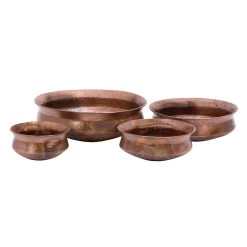 Promo π Copper Metal Rustic Planter Set by Ivory and Iris π