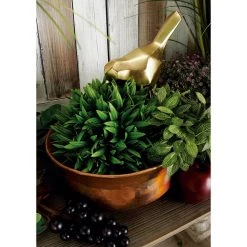Promo 🎁 Copper Metal Rustic Planter Set by Ivory and Iris 🎁 -Cheap Ivory and Iris Store D365615S 10