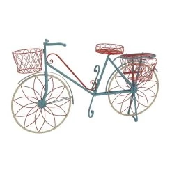 Best Pirce π 54" Turquoise Iron Vintage Plant Stand by Ivory and Iris π