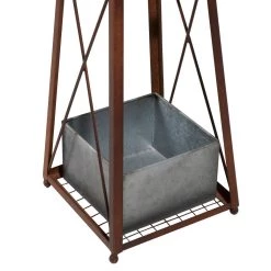 New 😀 Brown Metal Windmill Planter by Ivory and Iris 👍 -Cheap Ivory and Iris Store D365624S 7