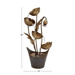 Cheap π 29" Brown Iron Rustic Fountain by Ivory and Iris π 12 Cheap π 29" Brown Iron Rustic Fountain by Ivory and Iris π -Cheap Ivory and Iris Store D365628S 6