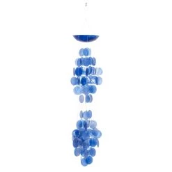 Brand new 😉 Blue Capiz Coastal Windchime by Ivory and Iris 👍