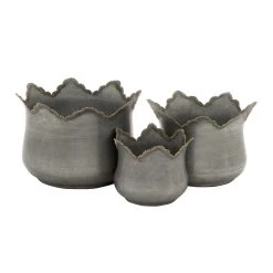 Outlet π₯ Gray Metal Farmhouse Planter Set by Ivory and Iris π