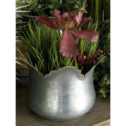 Outlet 🔥 Gray Metal Farmhouse Planter Set by Ivory and Iris 🛒 -Cheap Ivory and Iris Store D365632S 9