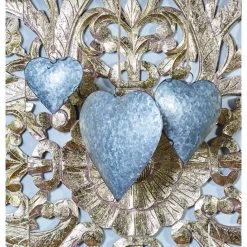 Cheap 😍 Gray Metal Hearts Rustic Windchime Set by Ivory and Iris 🎉 -Cheap Ivory and Iris Store D365637S 4