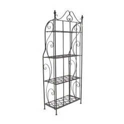 Best deal βοΈ 64" Black 4-Tier Iron Traditional Baker's Rack by Ivory and Iris π 10 Best deal βοΈ 64" Black 4-Tier Iron Traditional Baker's Rack by Ivory and Iris π -Cheap Ivory and Iris Store D365646S 3
