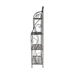 Best deal βοΈ 64" Black 4-Tier Iron Traditional Baker's Rack by Ivory and Iris π 11 Best deal βοΈ 64" Black 4-Tier Iron Traditional Baker's Rack by Ivory and Iris π -Cheap Ivory and Iris Store D365646S 4