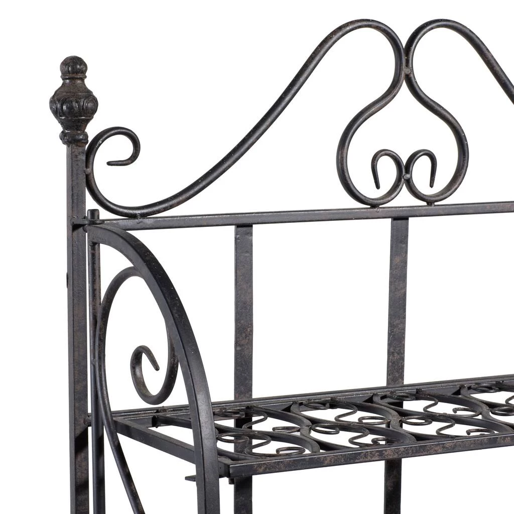 Best deal βοΈ 64" Black 4-Tier Iron Traditional Baker's Rack by Ivory and Iris π 5 Best deal βοΈ 64" Black 4-Tier Iron Traditional Baker's Rack by Ivory and Iris π - Image 5