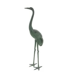 Best Sale ✔️ Green Aluminum Coastal Garden Bird Sculpture Set by Ivory and Iris 🥰 -Cheap Ivory and Iris Store D365654S 7