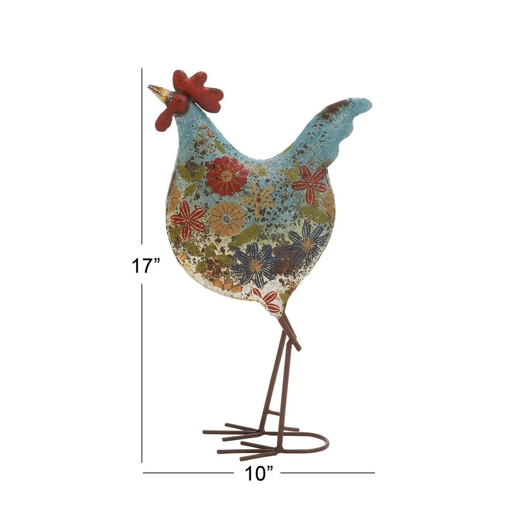 Best Pirce π€© 17" Iron Eclectic Rooster Garden Sculpture by Ivory and Iris π 6 Best Pirce π€© 17" Iron Eclectic Rooster Garden Sculpture by Ivory and Iris π - Image 6