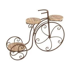 New 🥰 Brown Metal Farmhouse Bicycle Plantstand, 31" x 23" by Ivory and Iris 🥰
