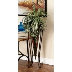 Outlet π Brown Metal Rustic Planter with Curved Legs Set by Ivory and Iris π 11 Outlet π Brown Metal Rustic Planter with Curved Legs Set by Ivory and Iris π -Cheap Ivory and Iris Store D365676S 10