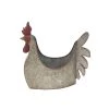 Flash Sale 🥰 16" Gray Metal Farmhouse Chicken Planter by Ivory and Iris ✨
