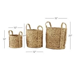 Best deal 😀 Natural Seagrass Basket Planter Set by Ivory and Iris 🧨 -Cheap Ivory and Iris Store D365687S 6