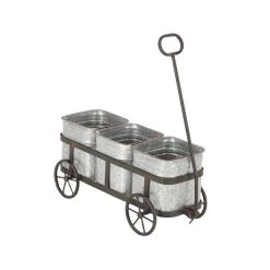 Cheapest π Silver Metal Farmhouse Wagon Planter by Ivory and Iris π