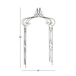 Coupon π 8ft. Black Iron Traditional Garden Archway Arbor by Ivory and Iris π 6 Coupon π 8ft. Black Iron Traditional Garden Archway Arbor by Ivory and Iris π -Cheap Ivory and Iris Store D365695S 3