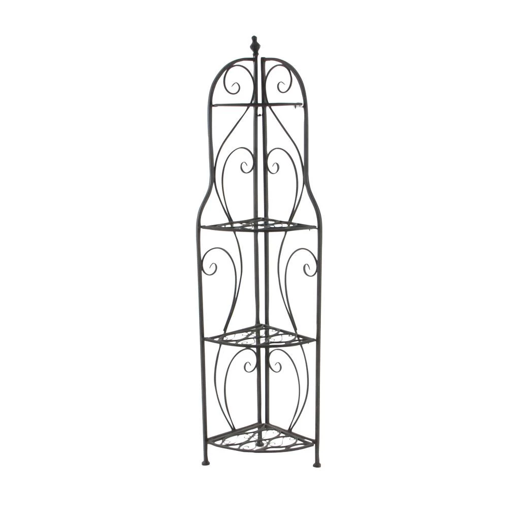Best Sale π 60" Black Iron Traditional Baker's Rack by Ivory and Iris π 2 Best Sale π 60" Black Iron Traditional Baker's Rack by Ivory and Iris π - Image 2