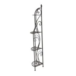 Best Sale π 60" Black Iron Traditional Baker's Rack by Ivory and Iris π 10 Best Sale π 60" Black Iron Traditional Baker's Rack by Ivory and Iris π -Cheap Ivory and Iris Store D365700S 4
