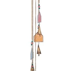 Deals 😍 41" Blue Glass Eclectic Windchime by Ivory and Iris 😉 -Cheap Ivory and Iris Store D365701S 4