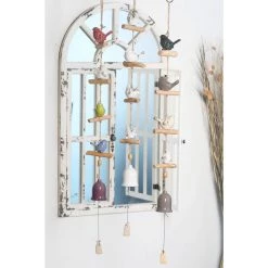 Budget ✨ White Stoneware Coastal Windchime Set by Ivory and Iris 👍 -Cheap Ivory and Iris Store D365705S 7