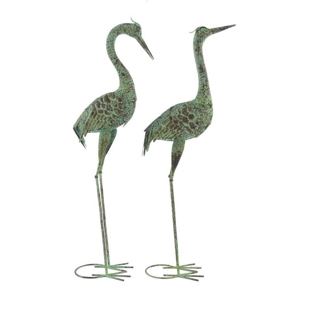 Best Pirce π₯ 39" Green Metal Cranes Garden Sculpture Set by Ivory and Iris π 1 Best Pirce π₯ 39" Green Metal Cranes Garden Sculpture Set by Ivory and Iris π