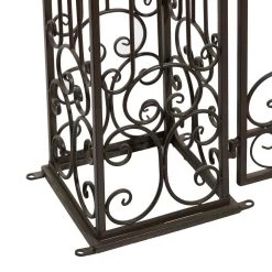 Brand new ❤️ 5.5ft. Black Iron Traditional Garden Arbor Gate by Ivory and Iris 🛒 -Cheap Ivory and Iris Store D365719S 5