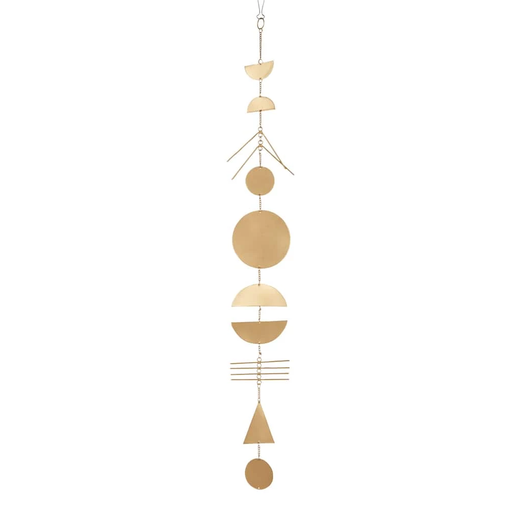 Discount 🥰 48" Gold Metal Eclectic Wind Chime, 2ct. by Ivory and Iris 🧨 1 Discount 🥰 48" Gold Metal Eclectic Wind Chime, 2ct. by Ivory and Iris 🧨