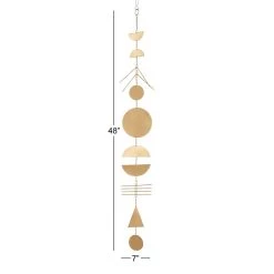 Discount 🥰 48" Gold Metal Eclectic Wind Chime, 2ct. by Ivory and Iris 🧨 13 Discount 🥰 48" Gold Metal Eclectic Wind Chime, 2ct. by Ivory and Iris 🧨 -Cheap Ivory and Iris Store D365731S 4
