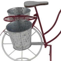 Top 10 ❤️ 31" Red Tin Vintage Bicycle Planter by Ivory and Iris ⌛ 11 Top 10 ❤️ 31" Red Tin Vintage Bicycle Planter by Ivory and Iris ⌛ -Cheap Ivory and Iris Store D365734S 5