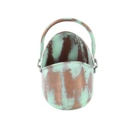 Cheap 😍 Copper Metal Rustic Planter Set by Ivory and Iris 😀 -Cheap Ivory and Iris Store D365735S 7