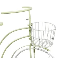 Wholesale 🌟 63" Green Tin Vintage Plant Stand by Ivory and Iris 🎉 -Cheap Ivory and Iris Store D365740S 5