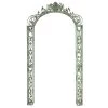 Buy 🛒 8ft. Green Iron Traditional Garden Arbor by Ivory and Iris 🔔