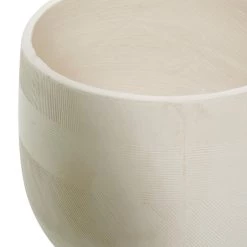 Promo 🔔 White Polystone Contemporary Planter Set by Ivory and Iris 💯 -Cheap Ivory and Iris Store D365753S 3